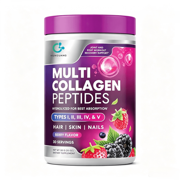 Factory Wholesale Skin Whitening Supplement Multi Collagen Peptides Powder