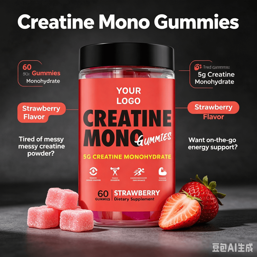 OEM ODM Creatine Monohydrate Gummies Creatine Gummies Sport Nutrition Creatine