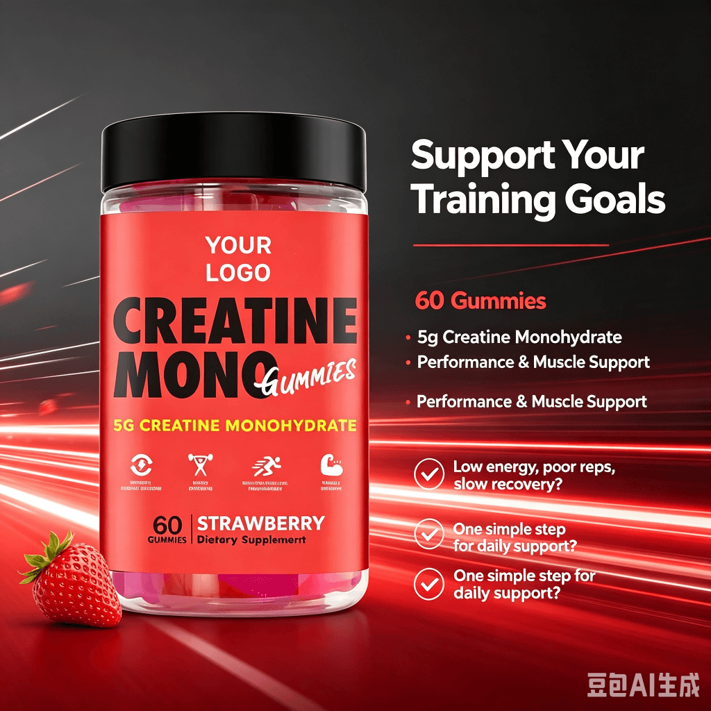 OEM ODM Creatine Monohydrate Gummies Creatine Gummies Sport Nutrition Creatine