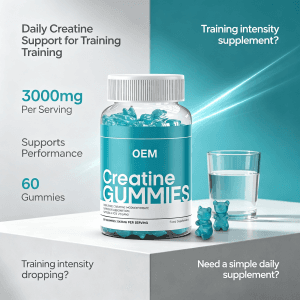 Cheap Sport Pre Workout Muscle Growth Creatine Monohydrate Gummies Increases Muscle Mass Creatine Gummy Supplement