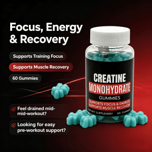Creatine Monohydrate Gummies Adult Muscle Building Energy Supplement Pre Workout Sports Nutrition Muscle Growth