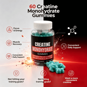 Creatine Monohydrate Gummies Adult Muscle Building Energy Supplement Pre Workout Sports Nutrition Muscle Growth