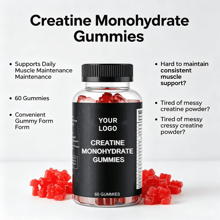 5000mg Creatine Monohydrate Gummies Extra Strength Boost Energy Support Muscle Growth Creatine Monohydrate Gummies