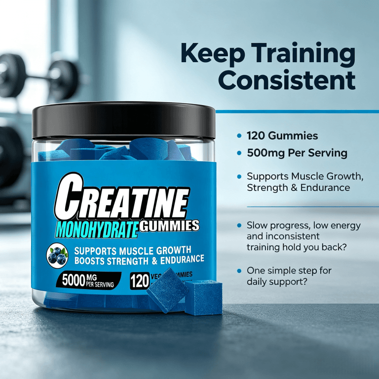 OEM ODM Creatine Gummies 5g Per Serving for Athletic Endurance & Recovery Creatine Monohydrate Gummies for Muscle Growth