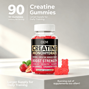 Creatine Monohydrate Gummies 5000mg Boost Strength Muscle Growth & Workout Recovery Pre-Workout Energy Supplement for Men Women