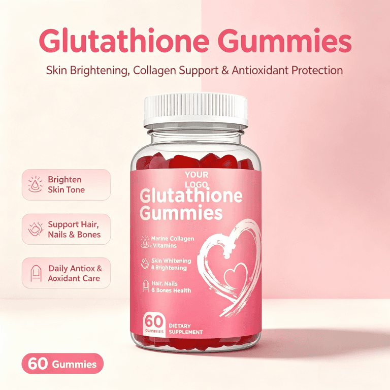 Hot Sale Glutathione Gummies Glutathione Collagen Vitamin C&E Supplements Skin Brightening Collagen Gummy