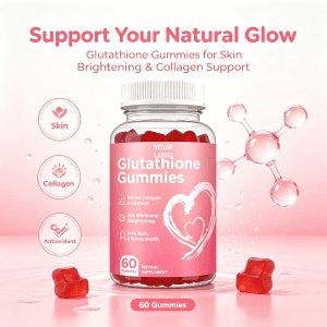 Hot Sale Glutathione Gummies Glutathione Collagen Vitamin C&E Supplements Skin Brightening Collagen Gummy