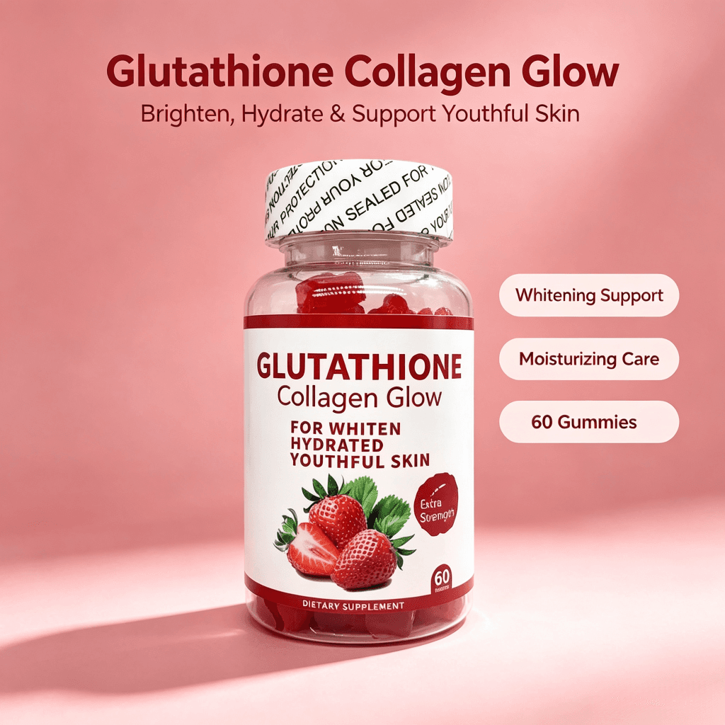 L-Glutathione Gummies Skin Brightening Vitamin C Collagen Gummies Skin Antioxidant Support