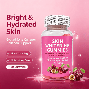 Glutathione Gummies Body Face Skin Whitening Glowing Collagen Gummy Antioxidant Whitening Skin Detox Supplement