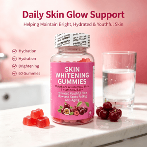 Glutathione Gummies Body Face Skin Whitening Glowing Collagen Gummy Antioxidant Whitening Skin Detox Supplement