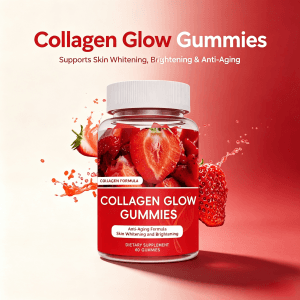 Custom Formula Collagen Gummies for Skin Hair and Nails Support Hydrolyzed Collagen Peptides Beauty Supplement 60 Count