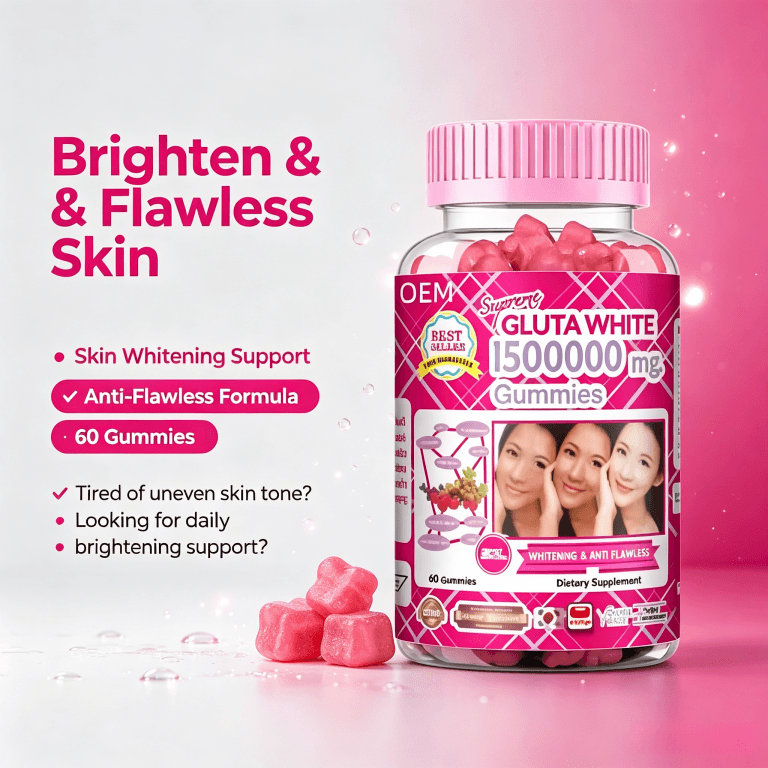 High Absorption Glutathione Gummies Detox Support Clear Complexion & Overall Wellness for Women & Men Antioxidant Gummies