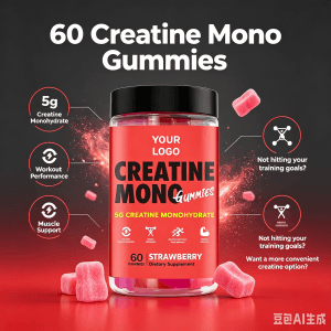 OEM ODM Creatine Monohydrate Gummies Creatine Gummies Sport Nutrition Creatine
