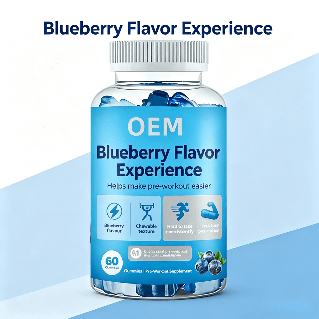 Pre-Workout Gummies Clean Energy & Focus with Beta-Alanine & Citrulline High Quality Energy Gummies