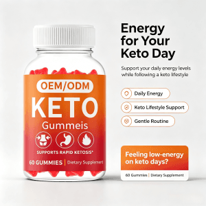 OEM Popular Slimming Keto Blast Gummy Candy Adult Vitamins Weight Management Supplement
