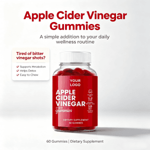 New Apple Cider Vinegar Gummies Acv Vegetarian Diet Products Healthcare Supplements Gummies Weight Control Fat Burning Gummies