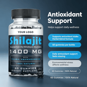 Best Selling Sugar-free Shilajit Extract Gummies Fulvic Acid Improves Focus for Adults Not for Pregnant Women