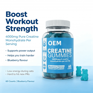 Sugar-Free Creatine Gummies Enhance Athletic Performance Focus & Endurance Vegan Creatine Easy to Chew Daily Fitness Gummies