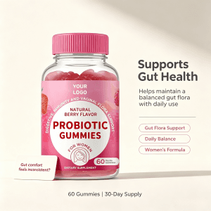 Hot Selling Oem Women Probiotic Gummies With Cranberry Extract Immune and Vaginal Health Support