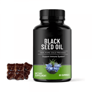 Natural Black Seed Oil Gummies for Adults Black Cumin Seed Nigella Gummies Cold Pressed Organic Black Seed Oil Gummies