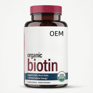 Private Label Biotin 10000mcg Capsules for Rapid Hair Growth & Glowing Skin Natural Hair Growth Capsules