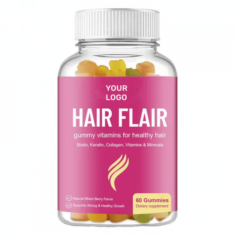 Vegan Biotin Gummies Biotin and Rich Vitamins Supplement for Hair Skin Nails Support
