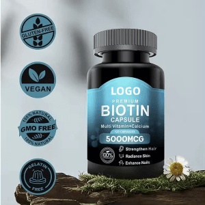 Vegan Biotin Keratin Collagen Capsules Heathcare Supplement Biotin Capsules for Hair Skin & Nails