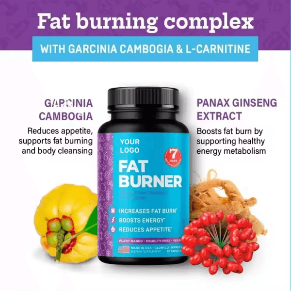 Hot Selling Fat Burner with Garcinia Cambogia& L-Camitine Weight Loss Capsules