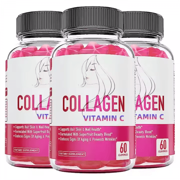 OEM ODM Collagen Gummies Supplement Multivitamin Gummies Hair Skin and Nails Vitamins for Women Men