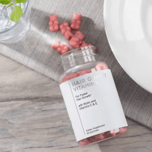 Vegan Biotin Collagen Gummies for Hair Skin Nails Whitening Adult Hair Loss Support