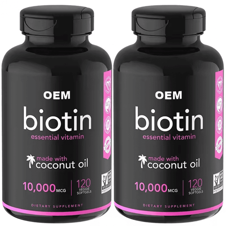 High Quality Biotin Capsules With Plant Extract Collagen and Keratin for Healthy Hair & Skin