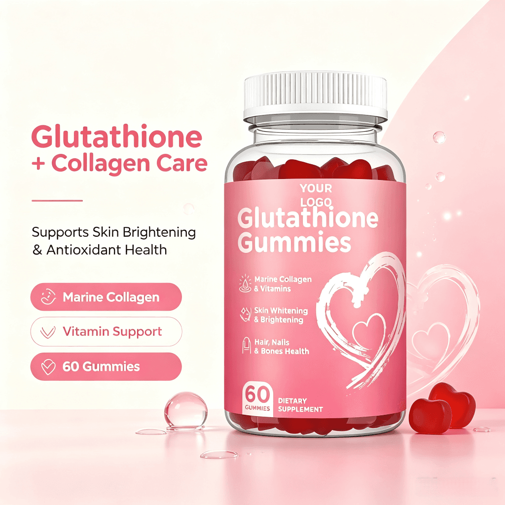Hot Sale Glutathione Gummies Glutathione Collagen Vitamin C&E Supplements Skin Brightening Collagen Gummy