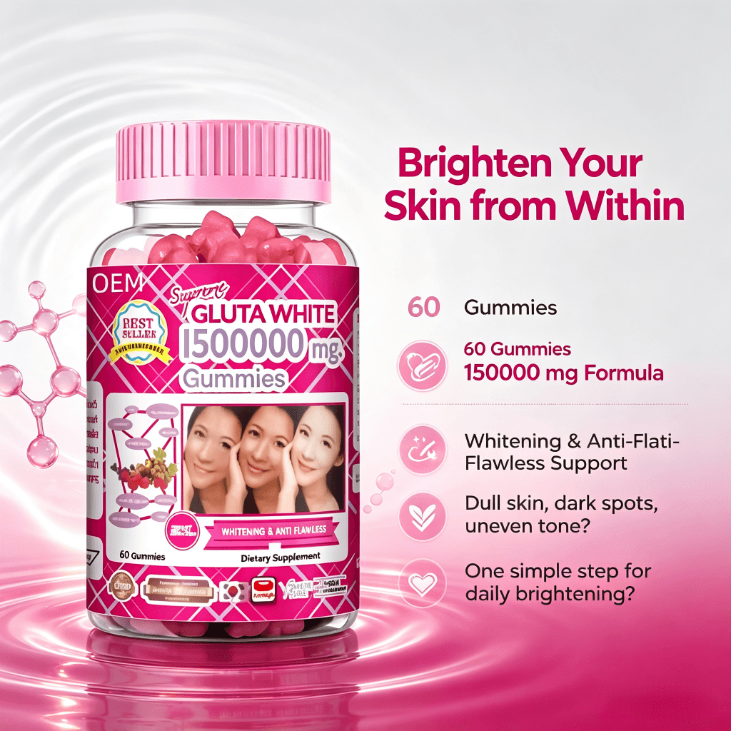 High Absorption Glutathione Gummies Detox Support Clear Complexion & Overall Wellness for Women & Men Antioxidant Gummies