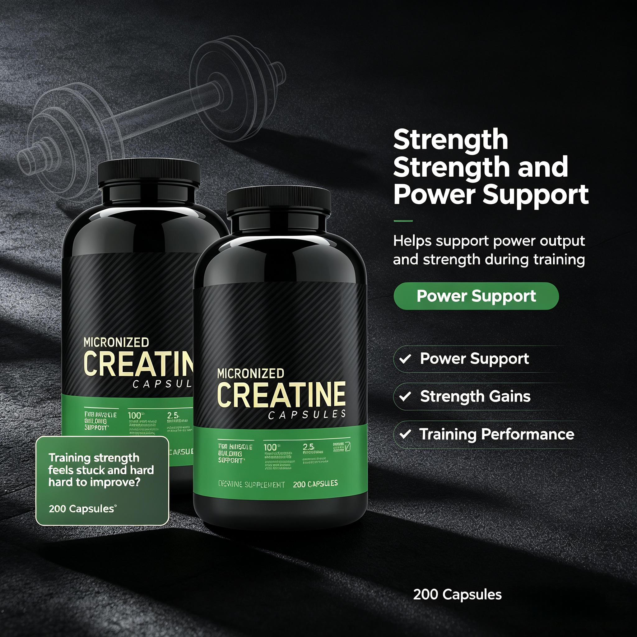 Custom Bulk 100% Pure Creatine Monohydrate Powder Creatine Monohydrate Capsules for Muscle Building