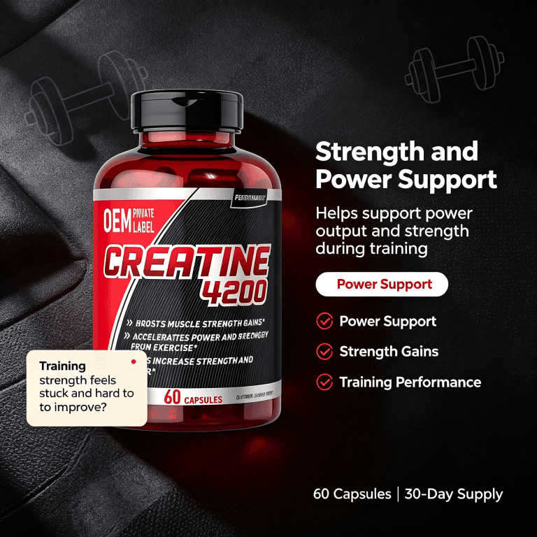 Hot Products Pure Creatine Monohydrate Capsules Micronized Adult Sports Supplements 60 Capsules