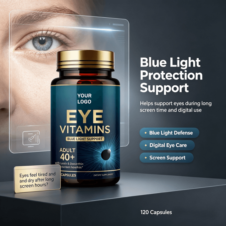Premium Quality Eye Health Dietary Supplement Capsules with Lutein Zeaxanthin Zinc Vitamin C E for Adults-OEM Service