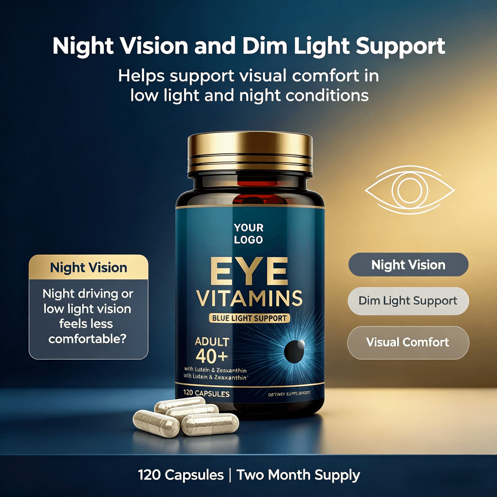 Premium Quality Eye Health Dietary Supplement Capsules with Lutein Zeaxanthin Zinc Vitamin C E for Adults-OEM Service