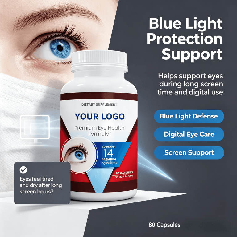 60 Capsules Nutrition Vision Eye Supplement for Adults Occasional Dry Eye With Lutein Supports Vision Health Care