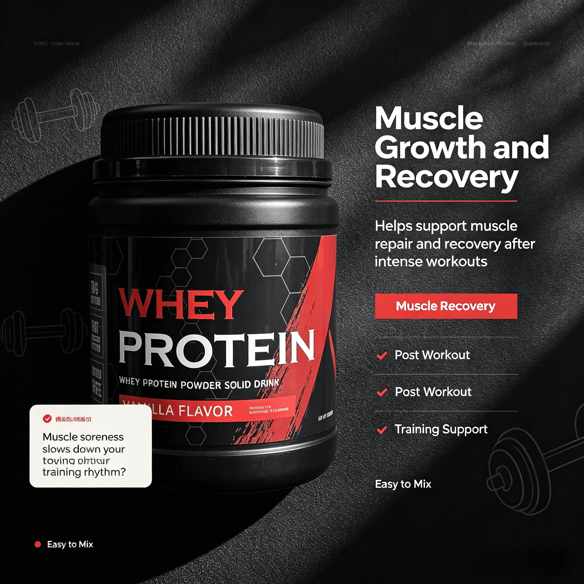 Whey Protein Powder 2kg Chocolate Oem Premium Body Nutrition New Improved Flavour Supplement Training Men Women Drink