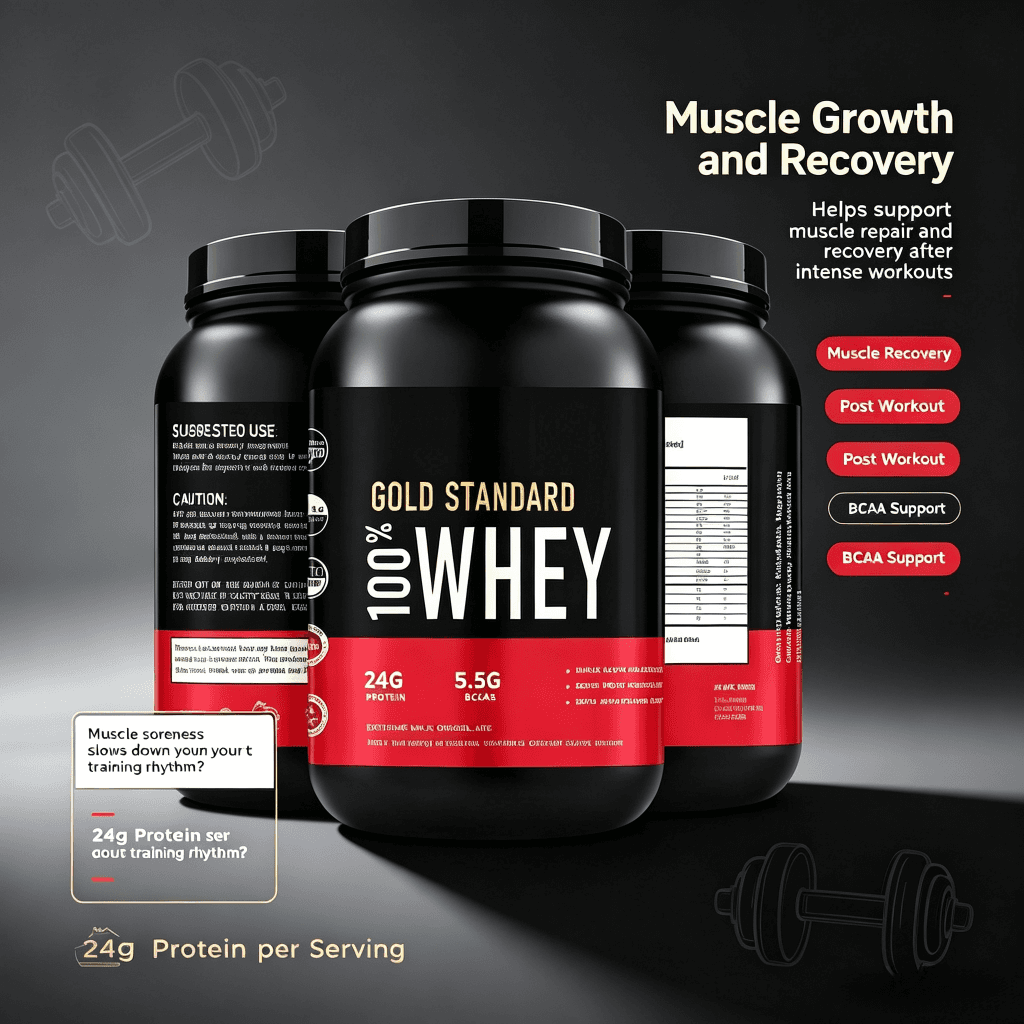 Factory Production and Custom Logo Muscle Protein Supplement Nutritional Protein High Content Immunity Whey Protein Powder