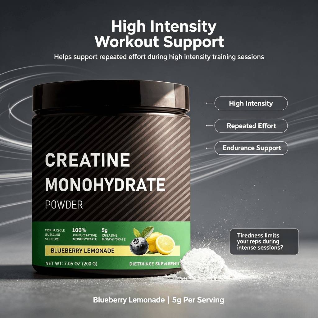 Oem Creatine Monohydrate Powder 200g for Muscle Building Creatine Powder Fitness Supplement