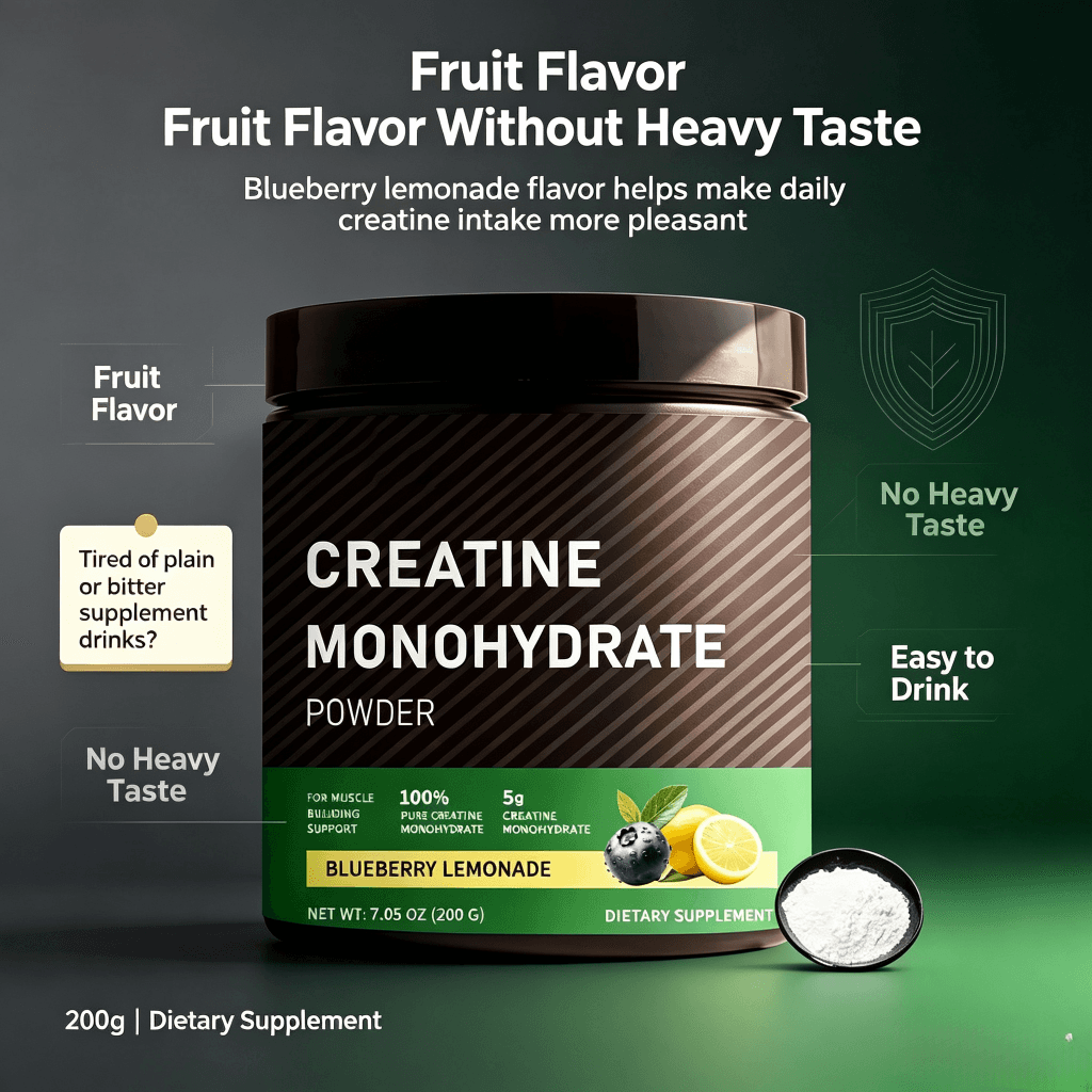 Oem Creatine Monohydrate Powder 200g for Muscle Building Creatine Powder Fitness Supplement
