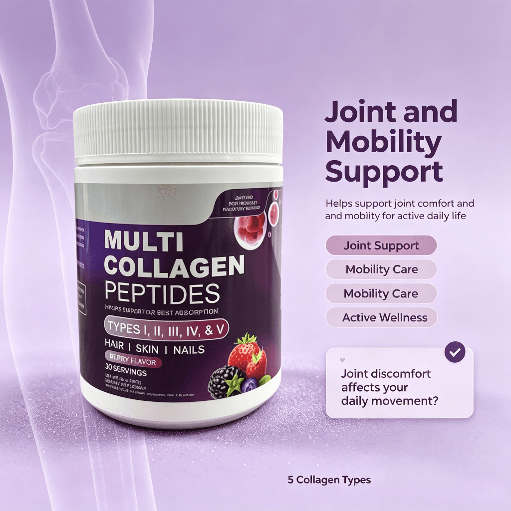 Factory Wholesale Skin Whitening Supplement Multi Collagen Peptides Powder
