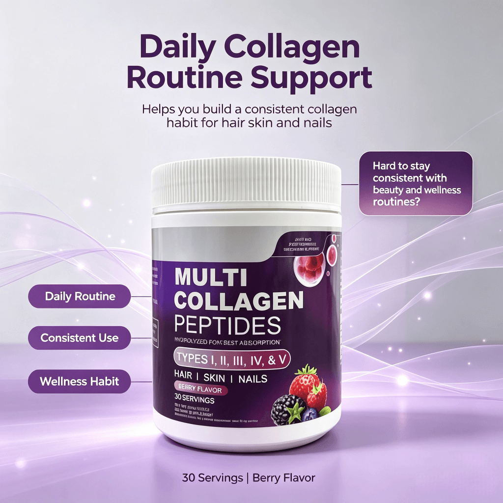 Factory Wholesale Skin Whitening Supplement Multi Collagen Peptides Powder