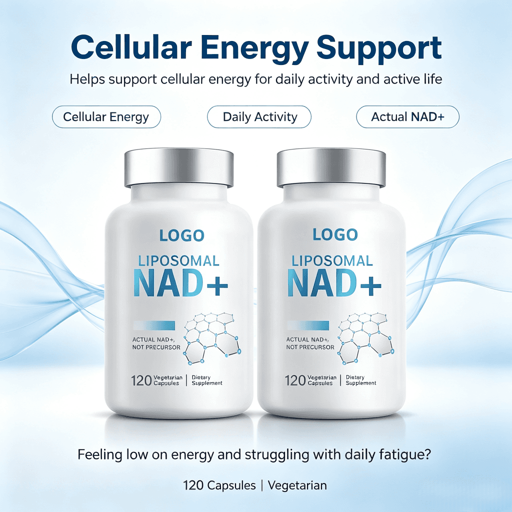 Oem Odm Anti Aging 90 Capsules Vegan Organic All in One Vitamin D3 K2 Resveratol Nad Capsules Supplement