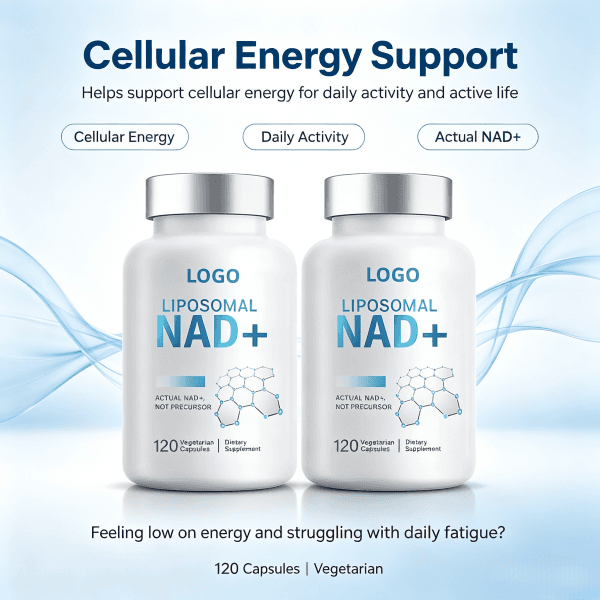 Oem Odm Anti Aging 90 Capsules Vegan Organic All in One Vitamin D3 K2 Resveratol Nad Capsules Supplement