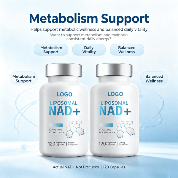Oem Odm Anti Aging 90 Capsules Vegan Organic All in One Vitamin D3 K2 Resveratol Nad Capsules Supplement