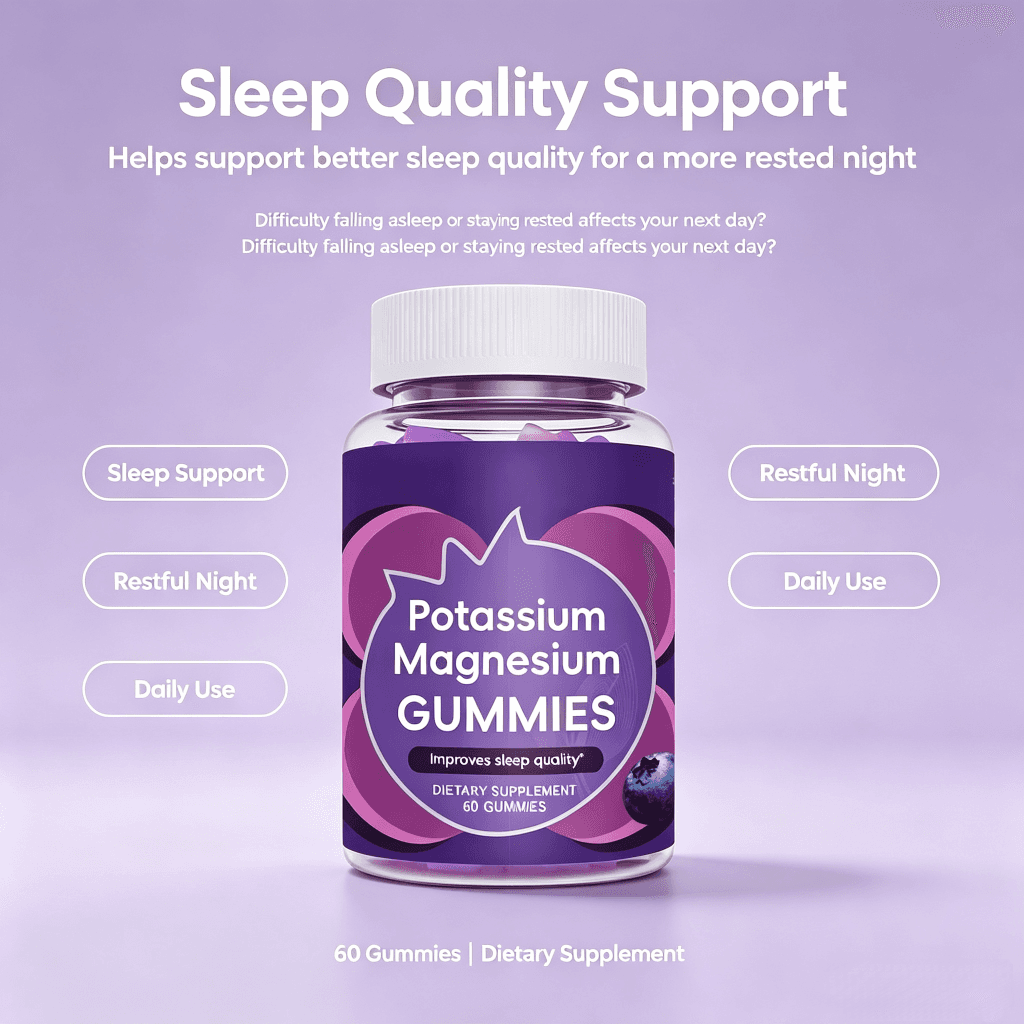 OEM Magnesium Gummies with Magnesium Citrate and Potassium for Keto Diet & Hydration Support Relaxation Gummies