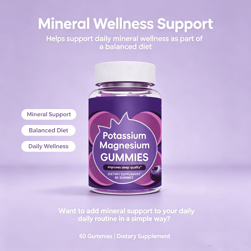 OEM Magnesium Gummies with Magnesium Citrate and Potassium for Keto Diet & Hydration Support Relaxation Gummies
