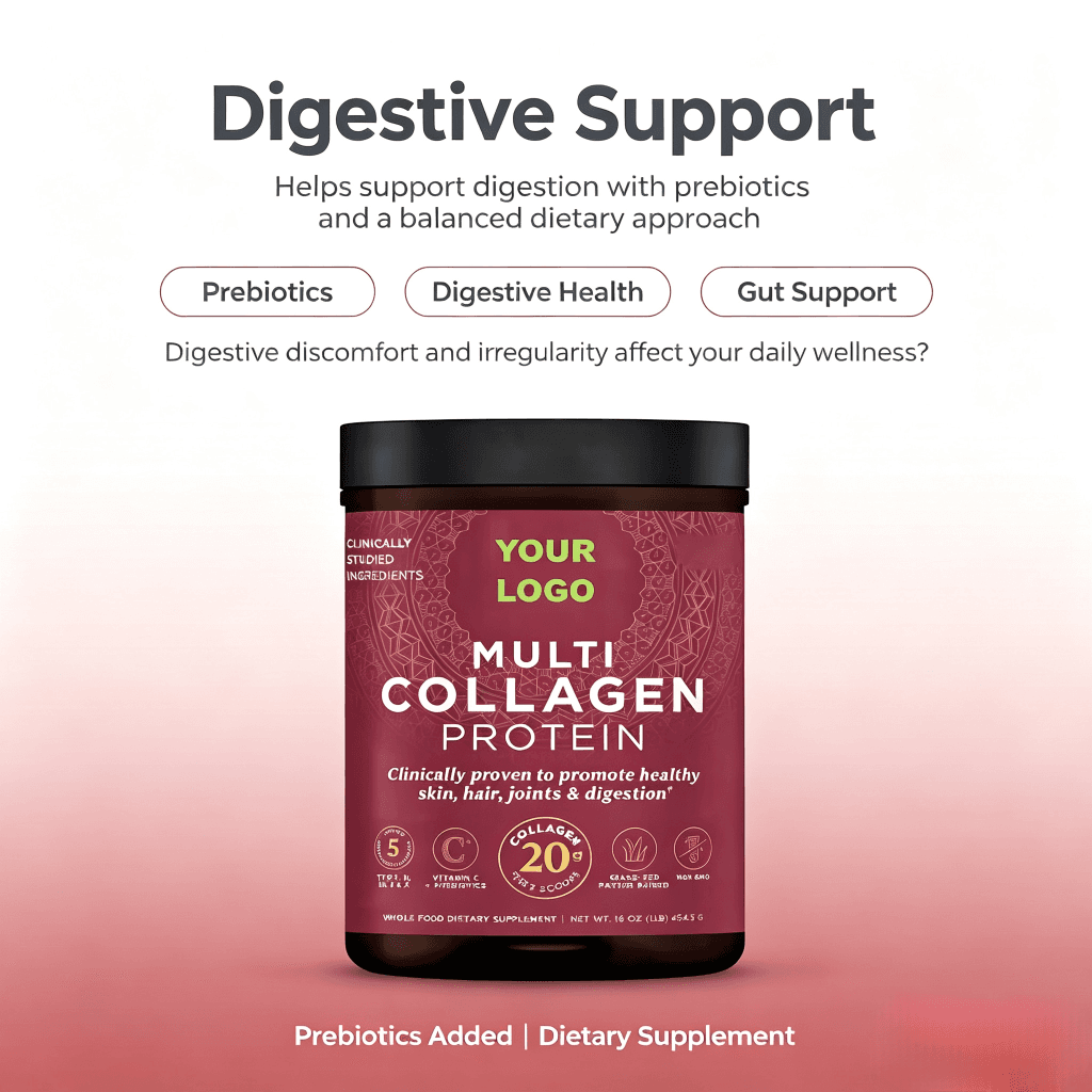 Huaguang Customized Collagen Peptides Hyaluronic Acid Vitamin C Hydrolyzed Collagen Protein Powder 5g OEM/ODM Service Skin Care